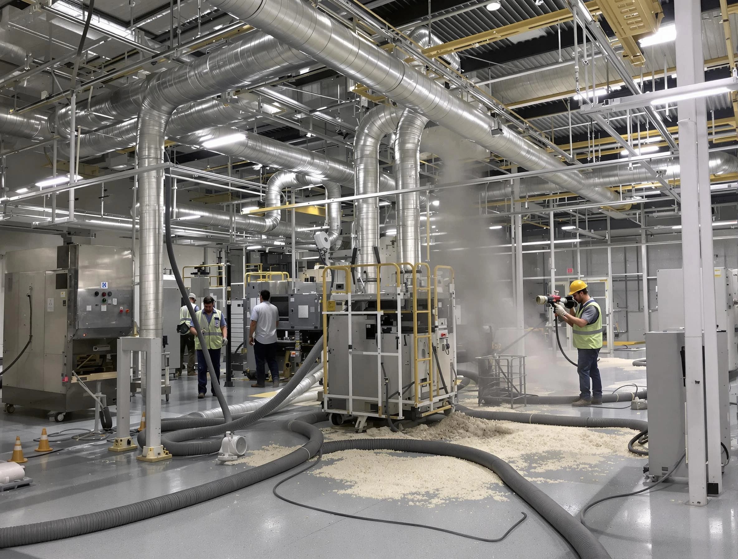 Heavy-duty industrial duct cleaning by Glendale Air Duct Cleaning in Glendale