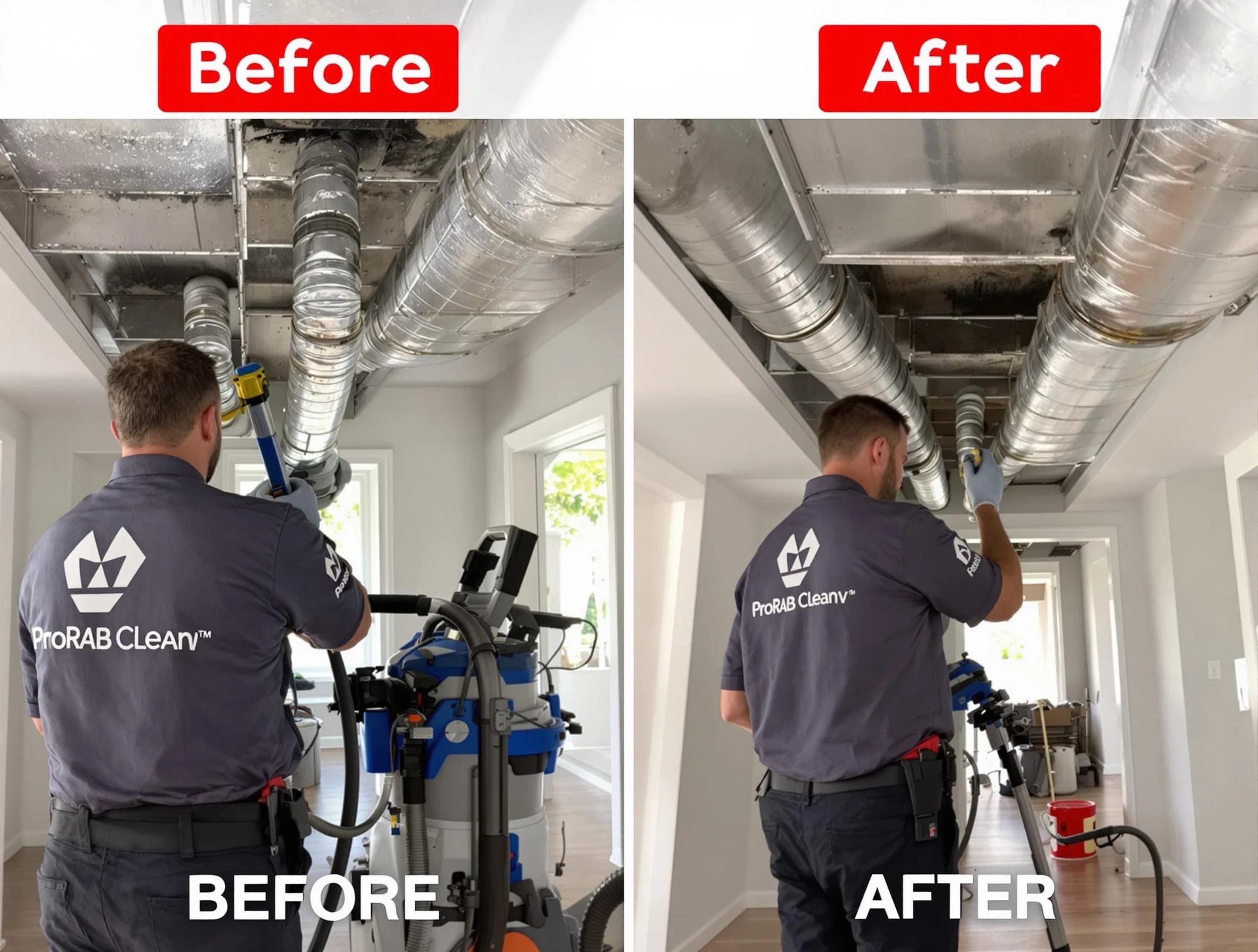 Glendale Air Duct Cleaning expert performing thorough residential duct cleaning in a Glendale home