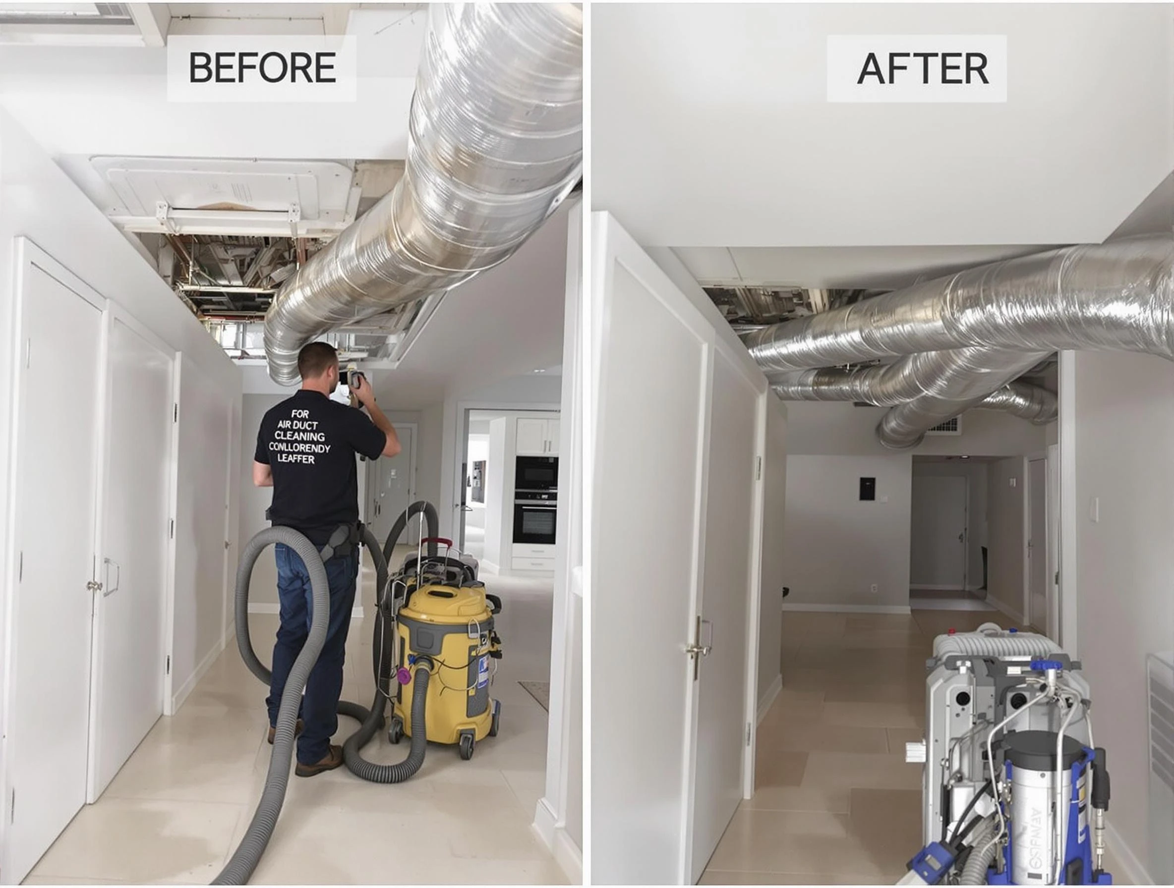 Glendale Air Duct Cleaning professional performing thorough air duct cleaning in Glendale