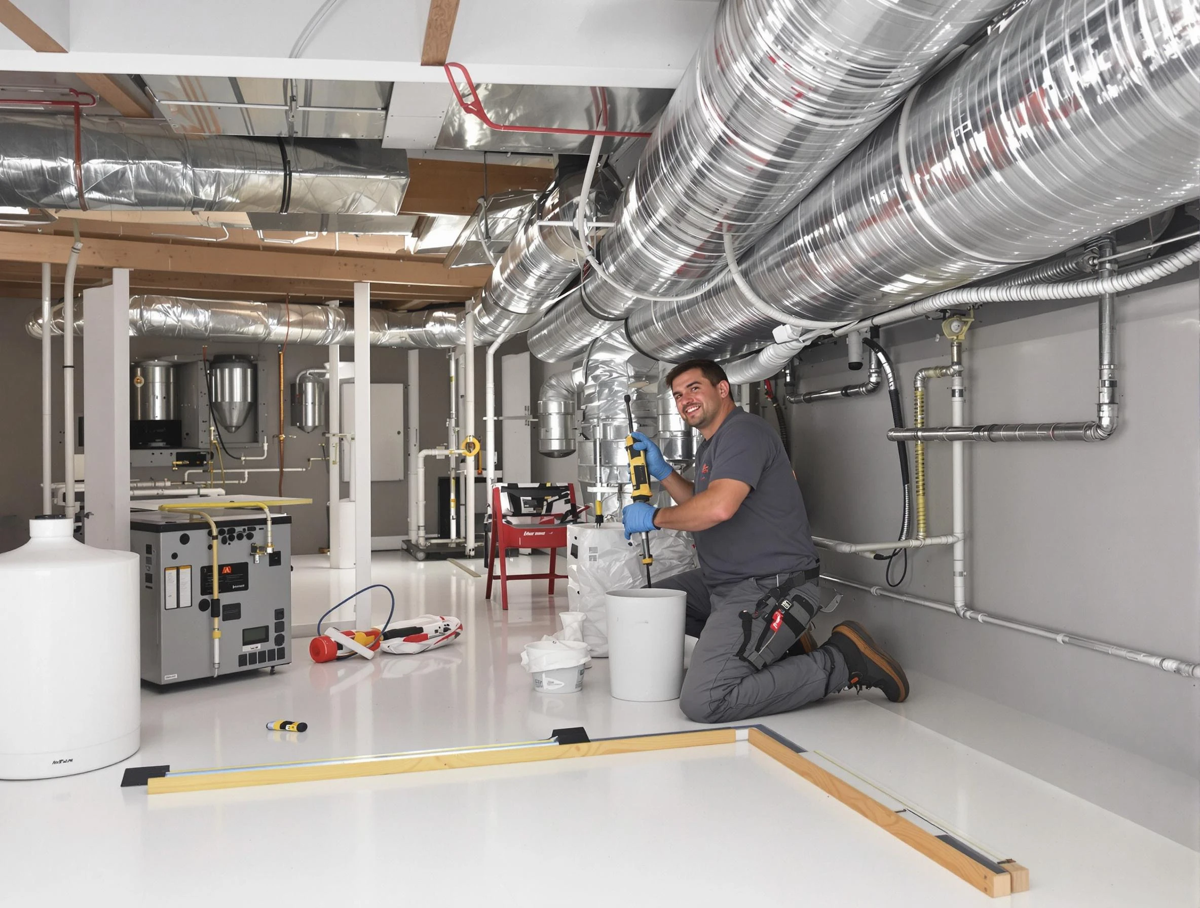 Professional duct sealing service by Glendale Air Duct Cleaning in Glendale