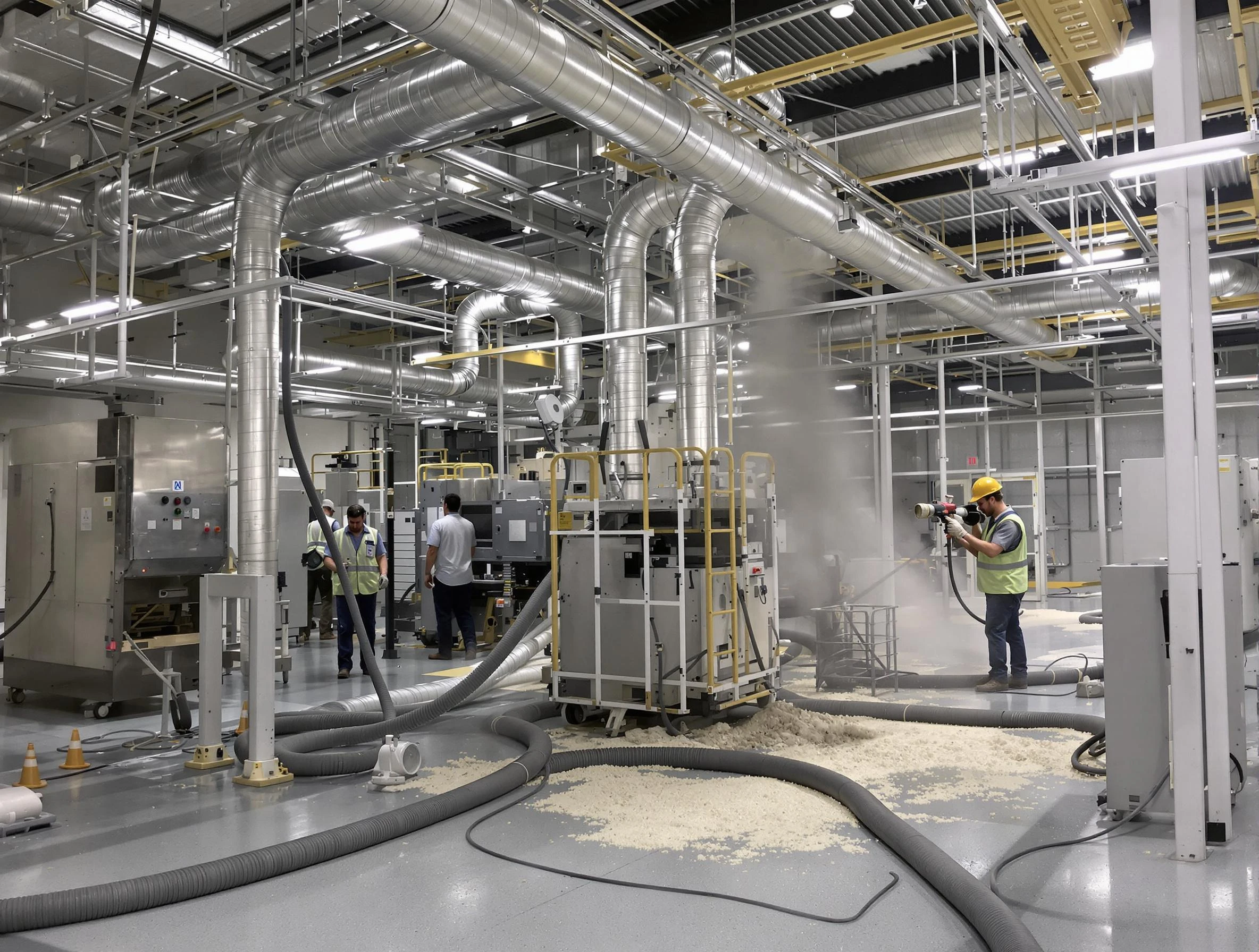 Heavy-duty industrial duct cleaning by Glendale Air Duct Cleaning in Glendale